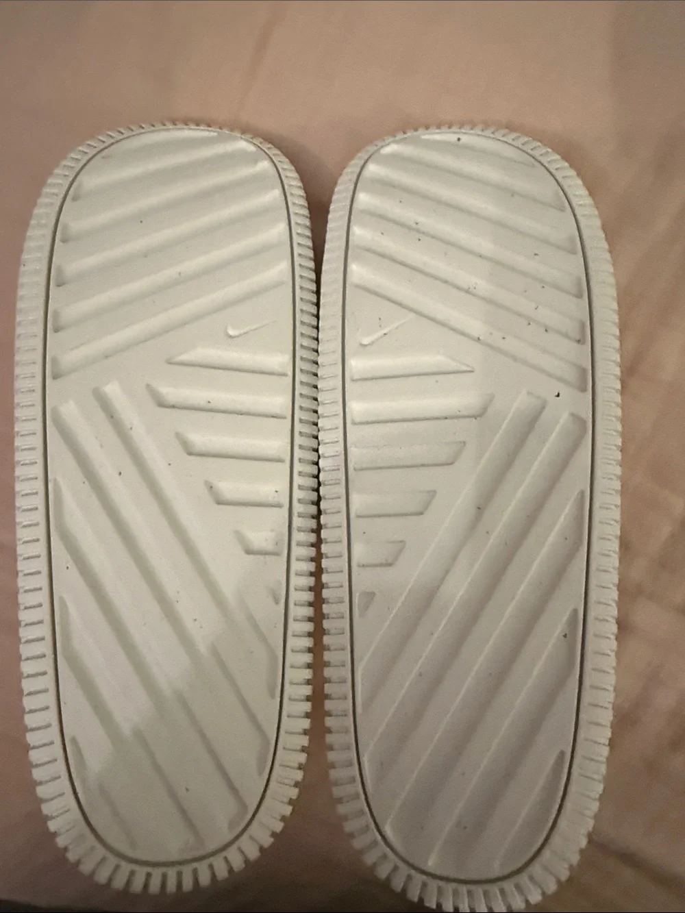 Nike White Calm Slide Sandals in Sail (White) - Picture 4 of 10